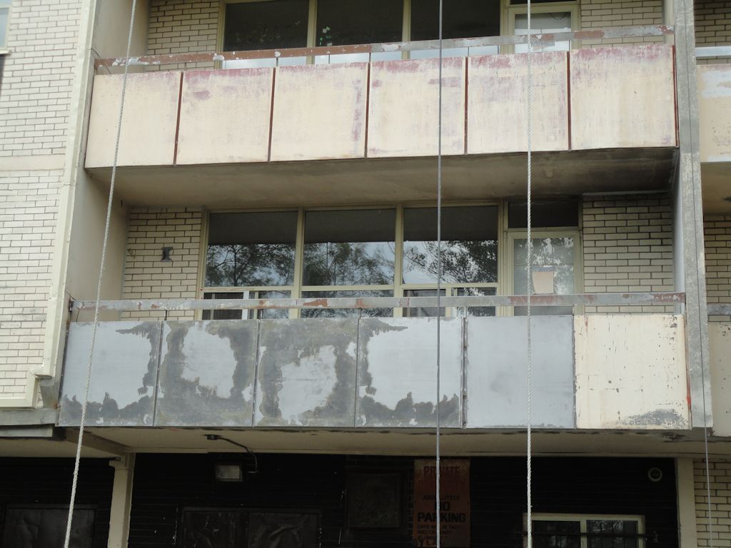 Outdated Balconies Being Restored by Brown & Beattie