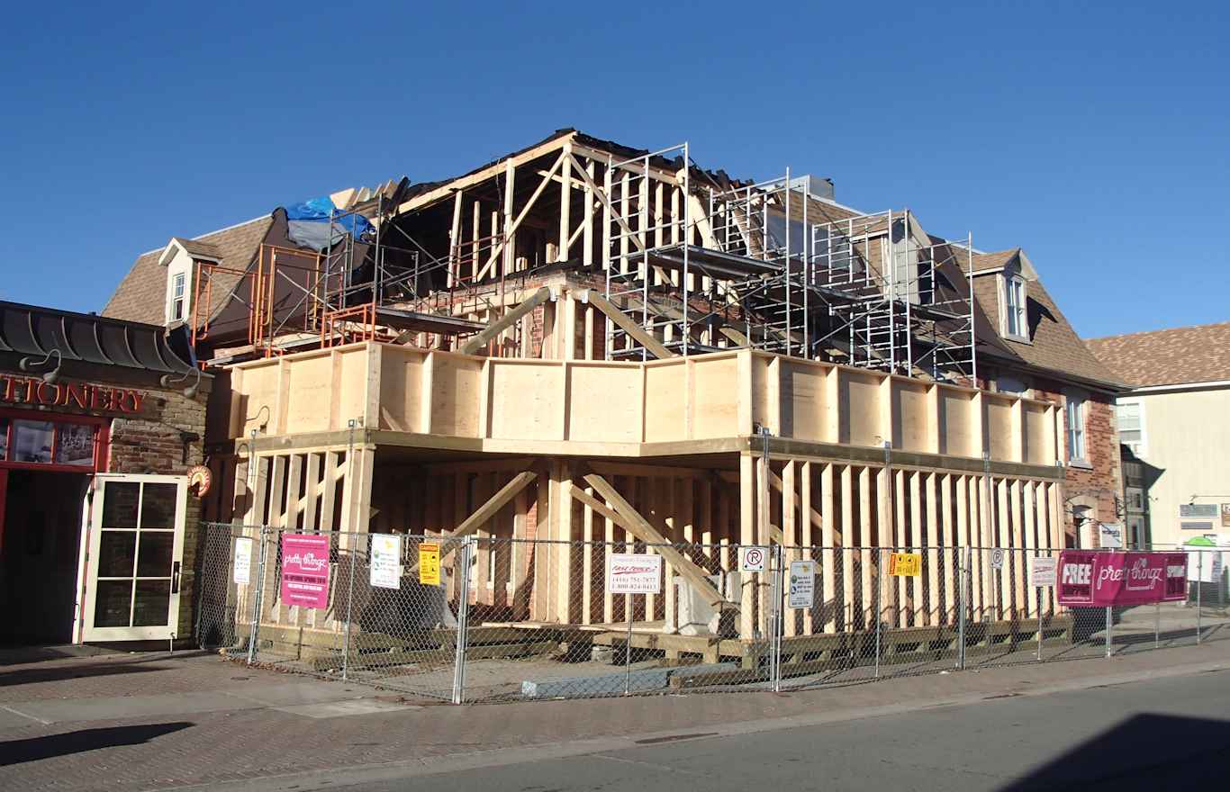 Historic Building Damaged by Fire