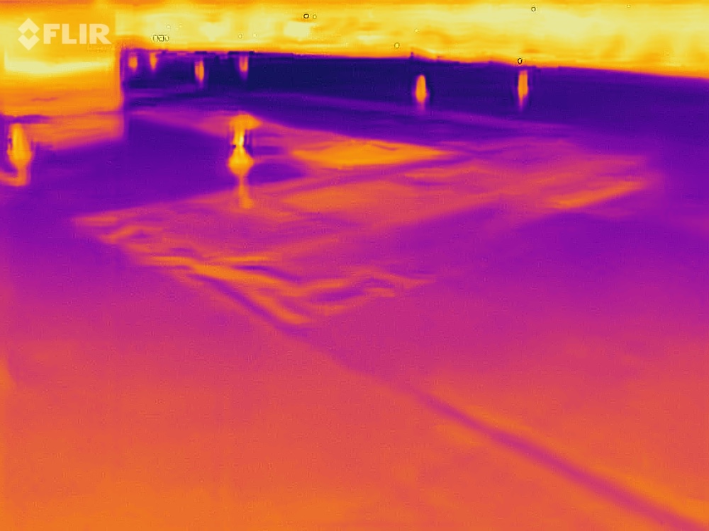 Roof Leakage Thermal Scan 1